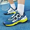 New badminton shoes rotating button outdoor sports tennis training casual couple daily table tennis shoes