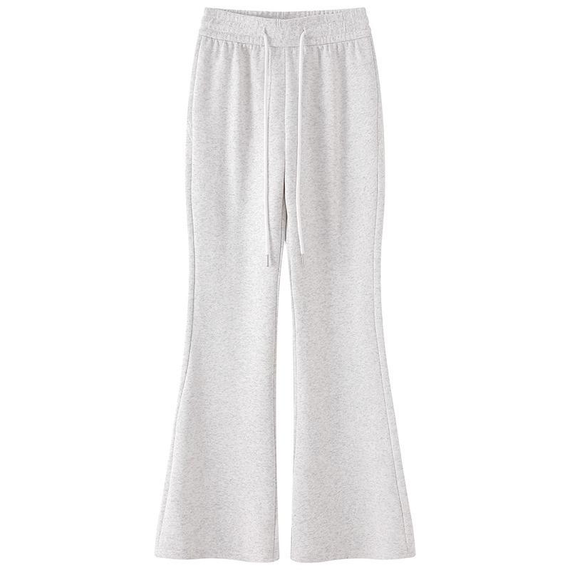 Micro-flared Sweatpants Women's Spring and Autumn New High-waisted and Thin Sweatpants
