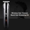 1 Set Hair Trimmer Razor Set 8 in 1 IPX7 Waterproof Beard Trimmer Men Cordless Electric Razor Nose Body Hair Clipper 120 Min Runtime Travel-Friendly