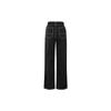 Puma Solid Color Outdoor Running Mid-Waist Casual Pants Women Bottoms Black 626866-01