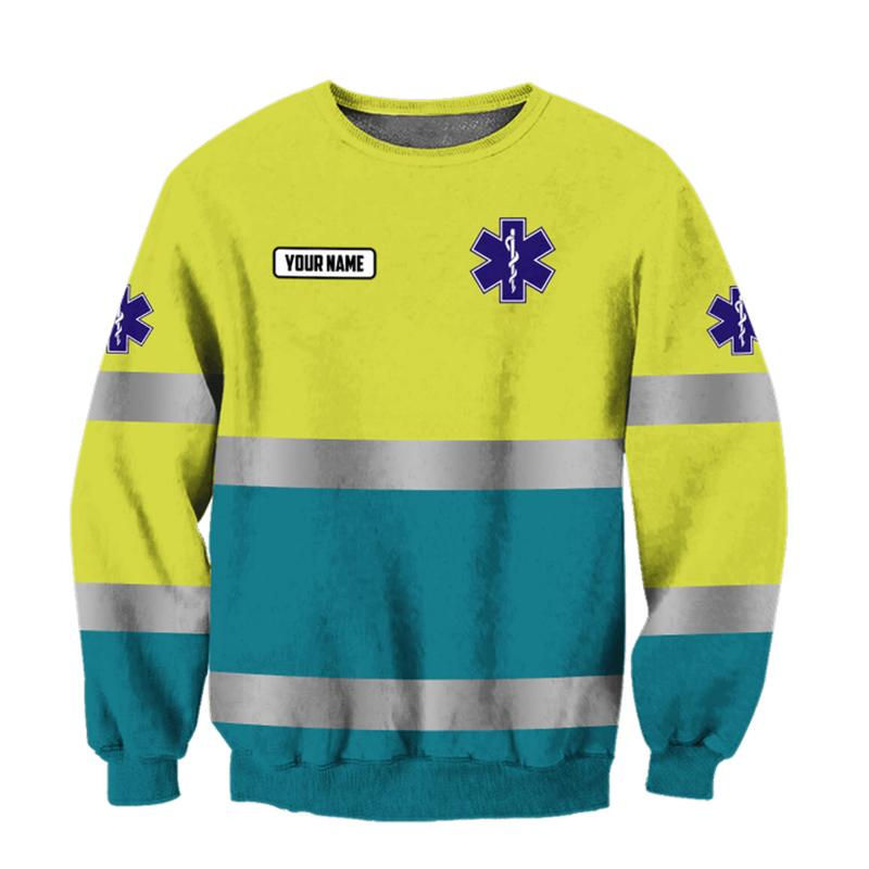 

Косплей EMS EMT Медичний фельдшер Татуювання 3D-принт Светр Harajuku Вуличний одяг з довгим рукавом Смішні світшоти для чоловіків Топи 3XL