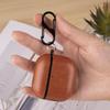 Leather Case For AirPods 4 Business Earphone Cases For AirPods Pro 3 Pro3 Generation Cover Headset Shell With Hook