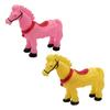 Squeaky Horse Squeeze Toy with Sound Soft Decompression Fidget for Kids Cute Cartoon Animal Figurine Fun Stress Relief Gift for Children