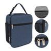 Insulated Lunch Bag 6L Oxford Fabric Leakproof Lining Portable Handle Zippered Lunch Bag for