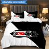 3PCS Besiktas Istanbul Football Club Bedding Set 2D Printing (Includes 1 Duvet Cover + 2 Pillowcases Coreless), Bedroom decor,Fan gift