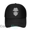 Hat and Mask Silhouette Mesh Baseball Cap Casual Hat Outdoor  For Womens Unisex FeUnisex