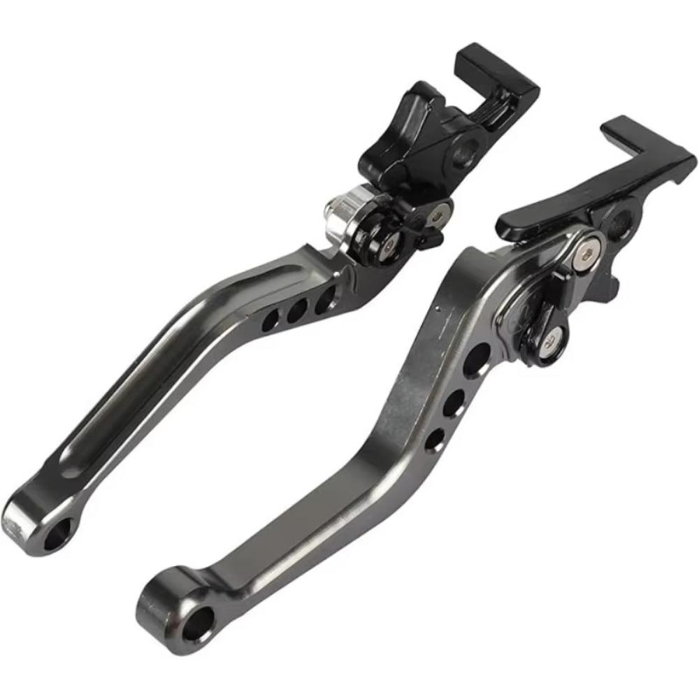 1Pair Aluminum Motorcycle Brake Handle 6-position Adjustable Brake Clutch Levers Bike Parts