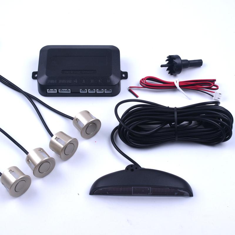 1 Set Car Parking Sensor Kit Car Auto LED Display 4 Sensors For All Cars Reverse Assistance Backup Radar Monitor Parking System