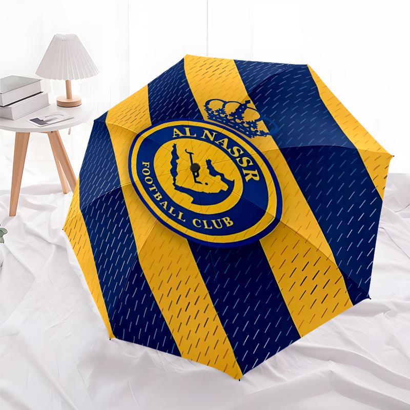 1 pezzo Squadra di Calcio (27) Ombrello, Protezione Solare e Schermatura UV. Ha Otto Stecche Robuste per l'Uso all'Aperto ed è il Regalo Perfetto