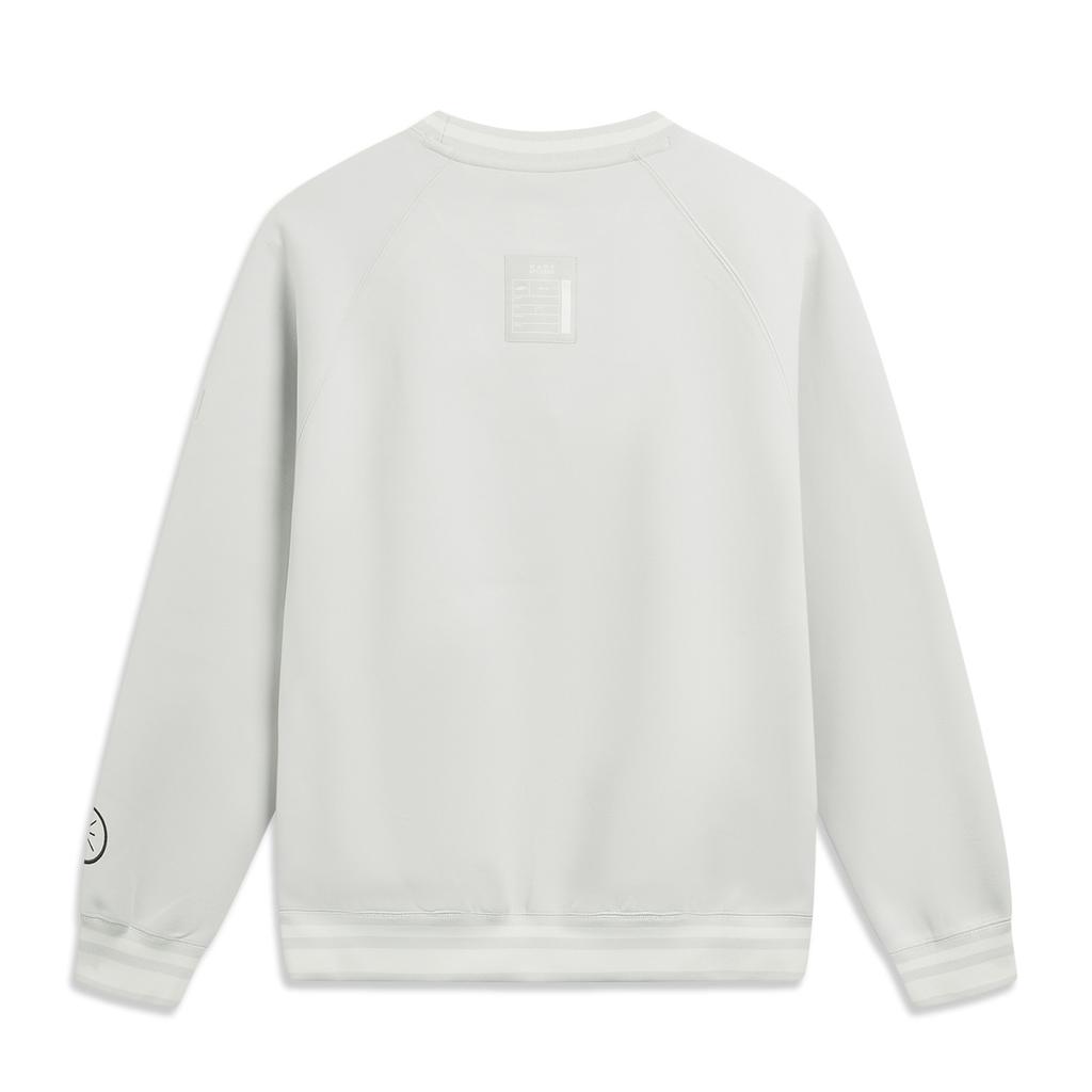 Li Ning Wade Series Letter Round Neck Breathable Casual Versatile Loose Sweatshirt Men sweatshirt AWDVF49-2