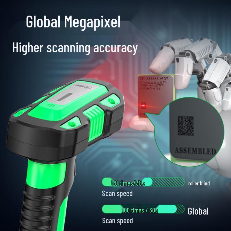 Comi TE560 Wired 1D/2D Industrial Barcode Scanner
