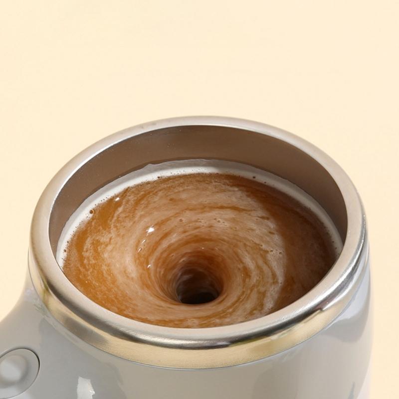 Automatic Stirring Coffee Mug Stainless Steel Electric Mixing Cup Rechargeable Rotating Magnetic Beverage Mixer