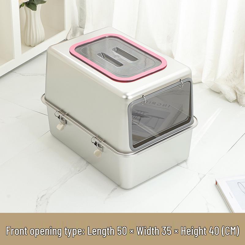 XL Spritzschutz & Sandfang Halboffene Katzentoilette