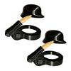 Crack Resistant Bottle Caps 2Pcs Funny Soldier Helmet Caps, Plastic Beer Toppers for Standard Collectible Bottles, Reusable Salute Cap Party