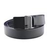 Dunhill Automatic 35mm Long Free Size Men's Belt, 3.5cm Wide, Auto-Lock, Tail, Black/Gunmetal, 23R4A16SB001, [Used]