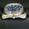 USED JAPAN VINTAGE ORIENT AUTOMATIC 46941 MENS BLUE COLOR DIAL WATCH A702233-5 R123-a702233