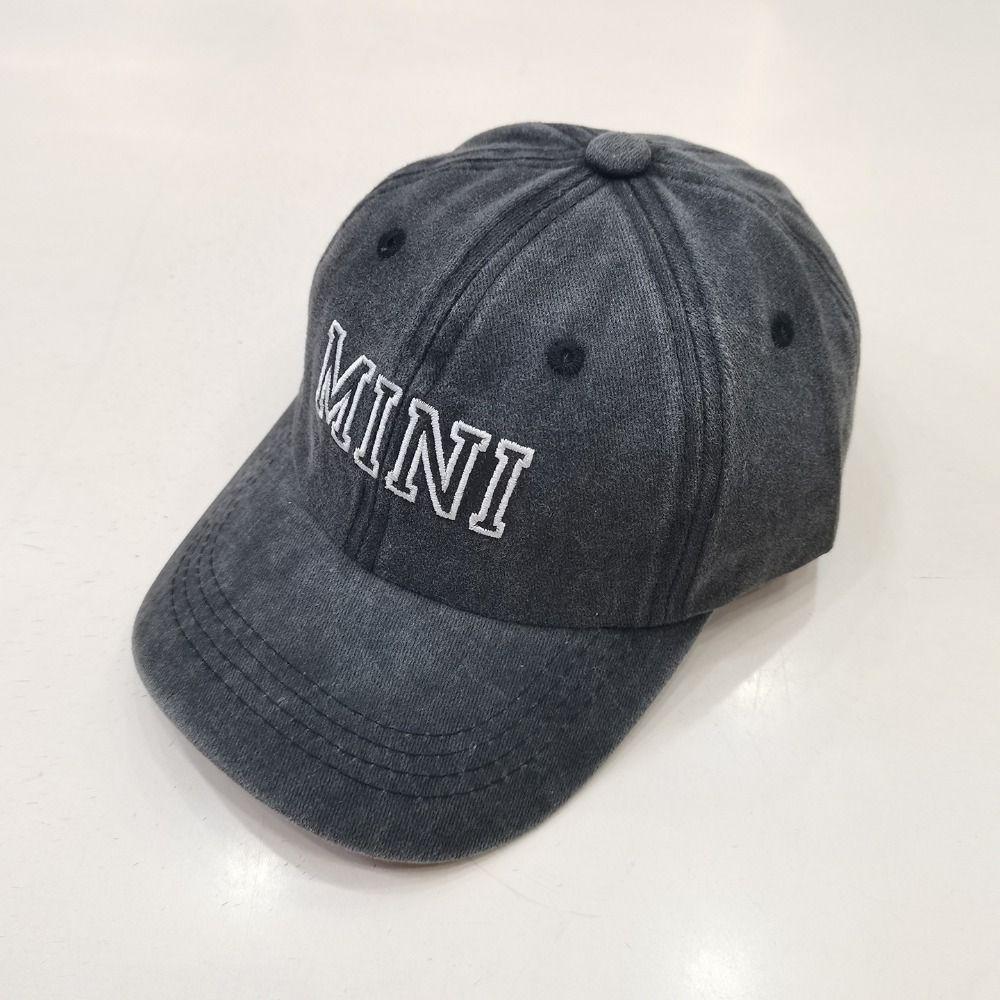 Modische gewaschene Baumwoll-DAD MAMA MINI Stickerei Kappen Verstellbare Vintage Baseballkappe Atmungsaktiv Eltern-Unisex Baseballmützen Geschenke