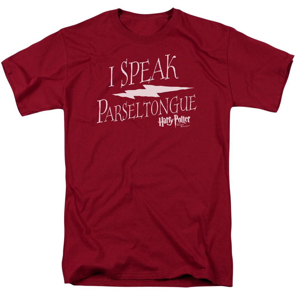 Harry Potter I Speak Parseltongue T Shirt Mens Licensed Wizard Movie Cardinal XL