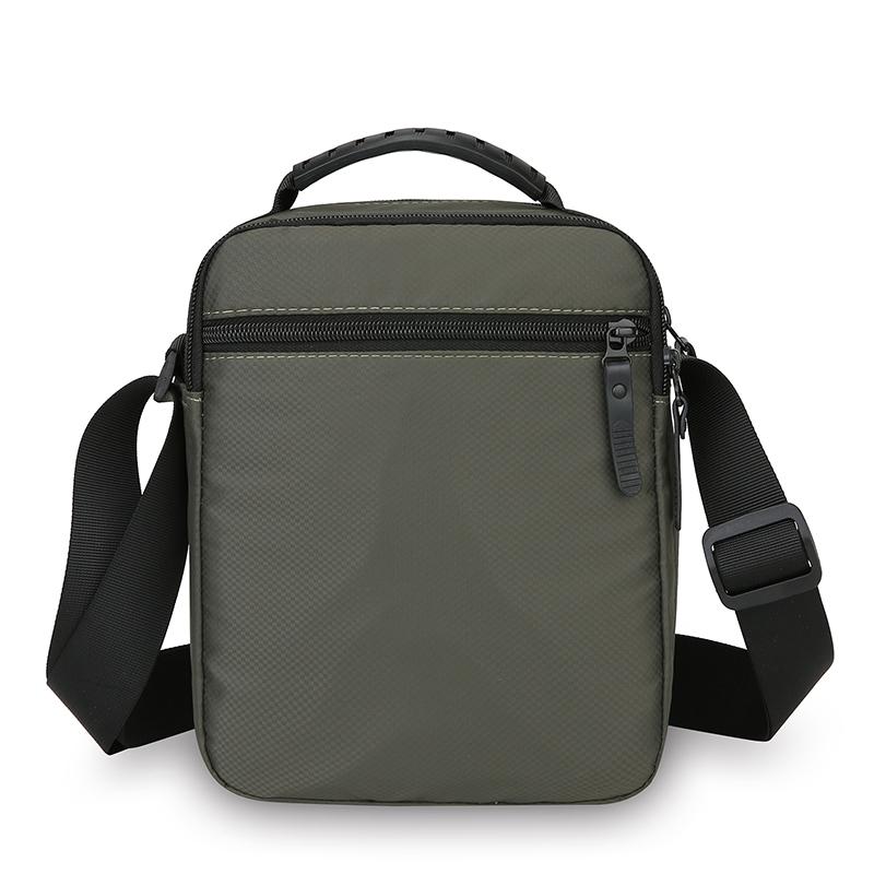 Messenger Sling Bags for Men Casual Oxford Small Zipper Crossbody Pouch Simple Mini Crossbody Phone Bag Male Side Shoulder Bag