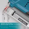 Yofidra Chiodatrice elettrica senza spazzole 30mm 2in1 Chiodatrice/Graffettatrice a batteria Chiodatrice per carpenteria Tacker Strumento per batteria Makita 18V Spilli
