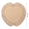 Heart Shaped Silicone Foam Dressing Bordered Waterproof Wound Bandage 18x18cm/7.09x7.09in for Pressure Ulcer