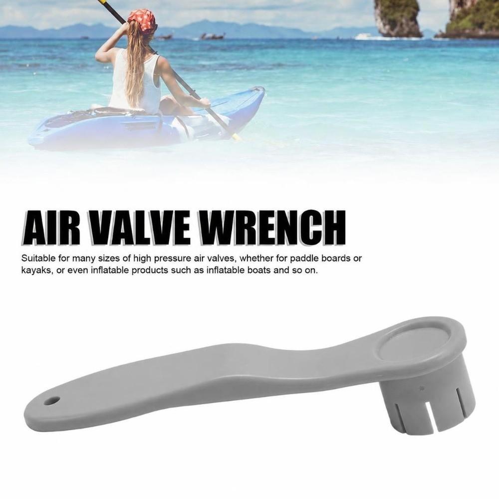 Ergonomic Grip Inflatable Valve Spanner Grey Paddle Board Safety Repair Rafting Use