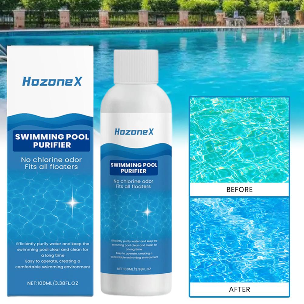 Pool Purification Liquid Pool Water Quality Is Clear Odorless Clean Dirt Instant Clean Cleaning Liquid