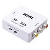 HDMI-compatible To AV RCA Adapter Converter MINI Box RCA AV CVSB LR Video Composite AV Scaler Converter For PC HDTV Projector 5