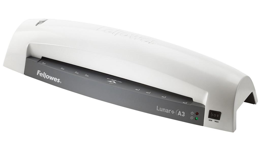 Fellowes A3 Simple Lightweight and 5741701 Lunar+ Laminator, Operation, Compact, White,
