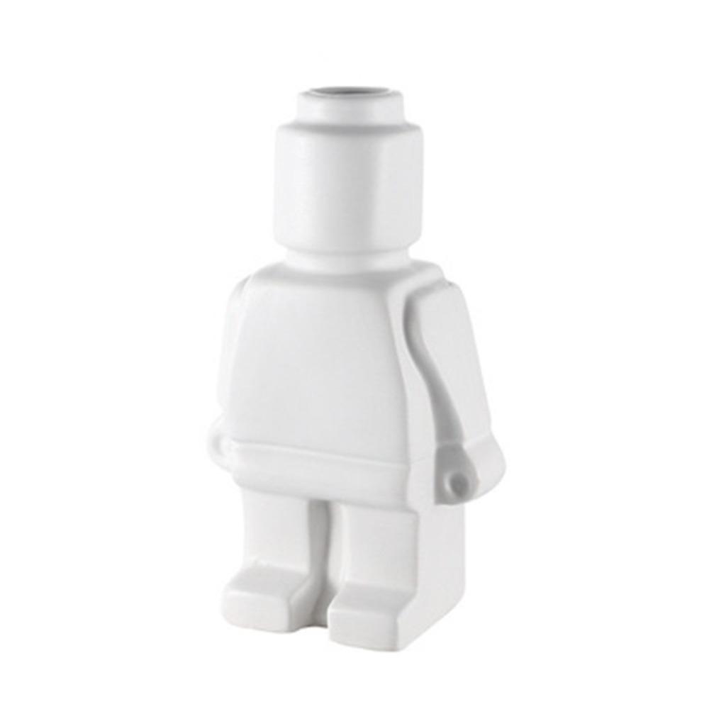 Robot Creative Vase Block Man Desk Decoration Nordic Style Ornament Vase Interior Decoration