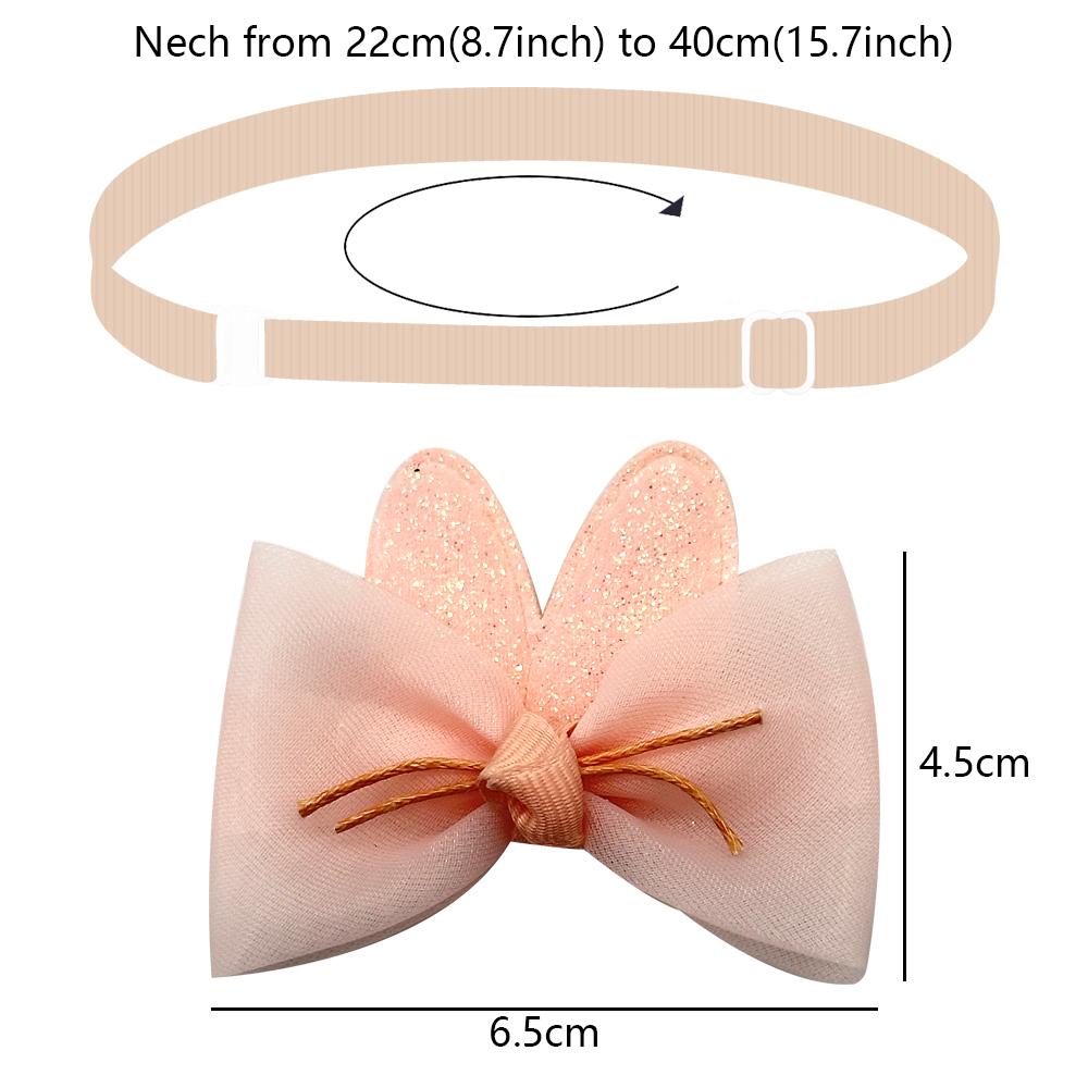50/100pcs Easter Pet Bow Ties Cute Dog Bows Colorful Cat Dog Bowties Grooming Products Dog Cat Neckteis Ties With Rabbit Ears