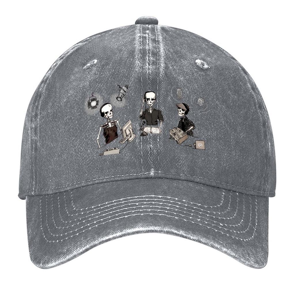 2026 Skeleton Crew Baseball Cap Cute Icon Sunscreen Horse Hat Woman Hats Men's