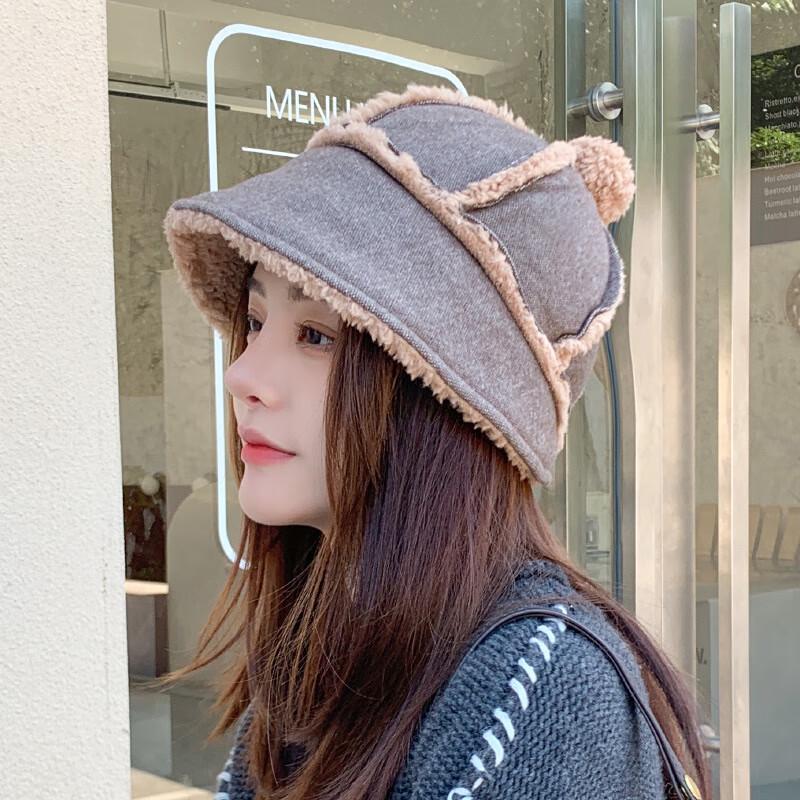 Mi Ling Women s Warm Lamb Fleece Bucket Hat