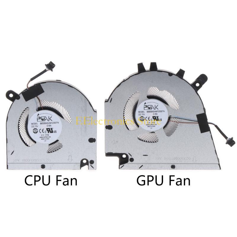 B03C New CPU GPU Fan Laptop Cooling Fan 5V 0.6A 4Pin Radiator for Dell 15