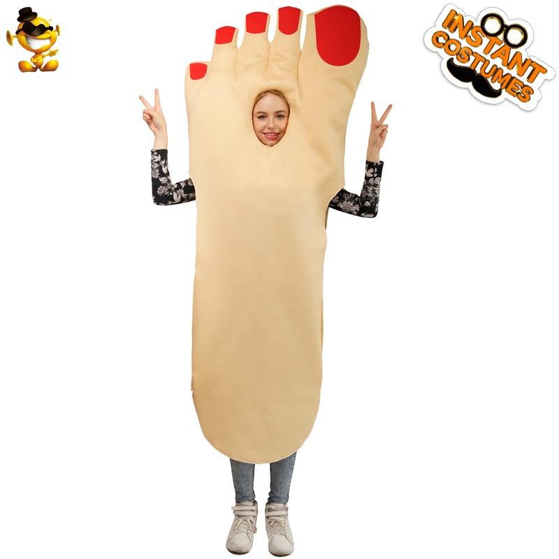 

Halloween couple s big foot onesie show props costume masquerade cos play party costume One size fits all
