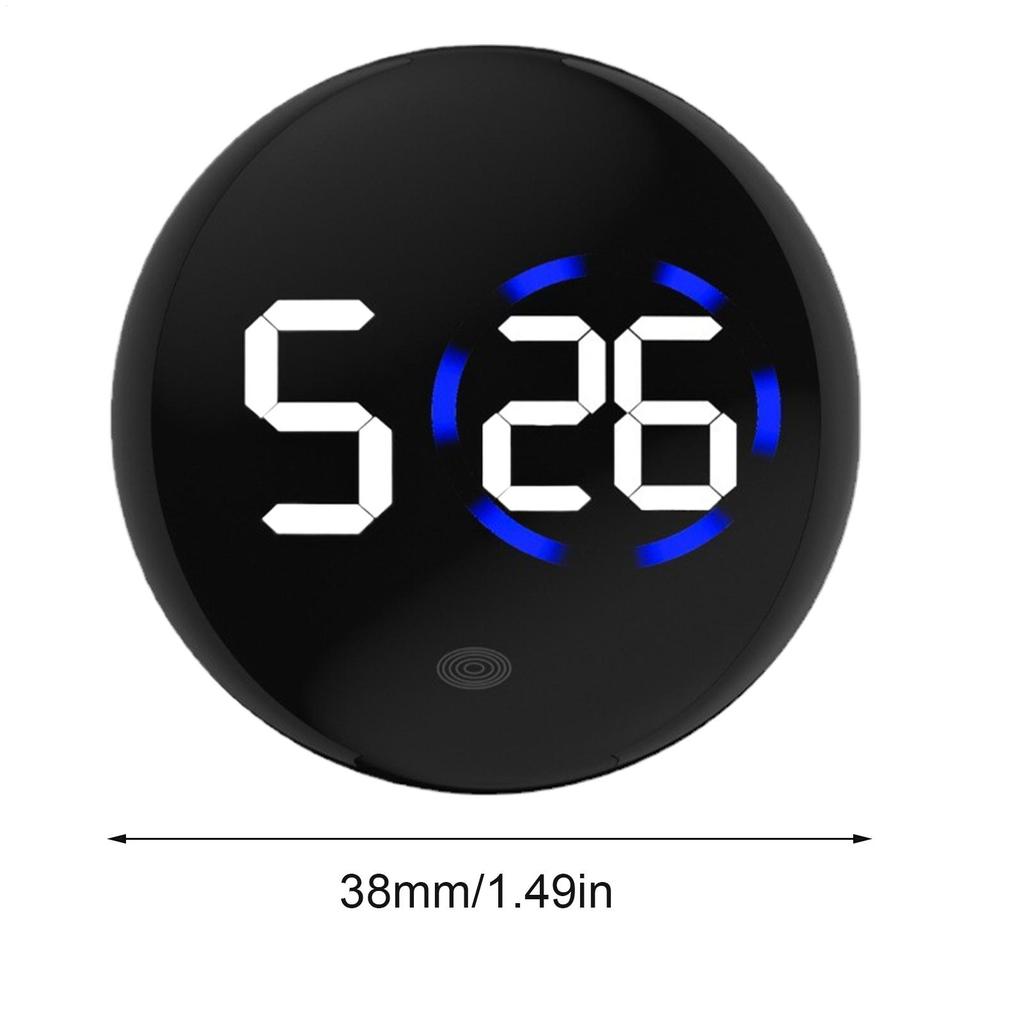 LED Car Clock Luminous Automobiles Internal Stick-On Mini Digital Clocks Auto Ornament Car Accessories Dashboard Air Vent Truck