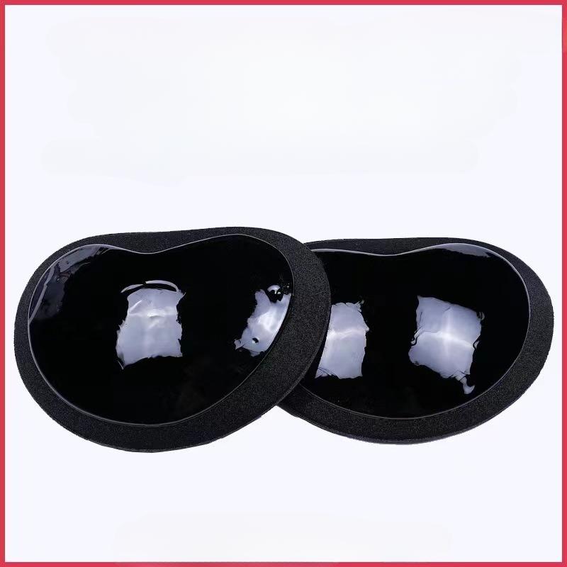 Bikini Bröstkudde Bikini Set Push Up Vadderade Bikinis Badkläder Dam Badkläder Dam Tjockare Andningsbar Svamp BH-kudde