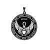 Archangel Day 12 Guardian Angel Medal Wings Ankh Life Power Magic Talisman Pendant Necklace