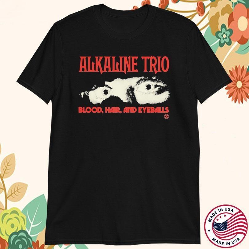 NEW Alkaline Trio Band Blood Hair And Eyeballs Cotton Black T Shirt UR682 XXXXL