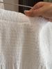 Elegant High-Waisted Lace Trim Patchwork White Skirt for Women