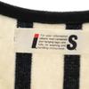 I.s. ISSEY MIYAKE 90s Made In Japan Old Striped Pattern No Sleeve Knit 9 Women Used