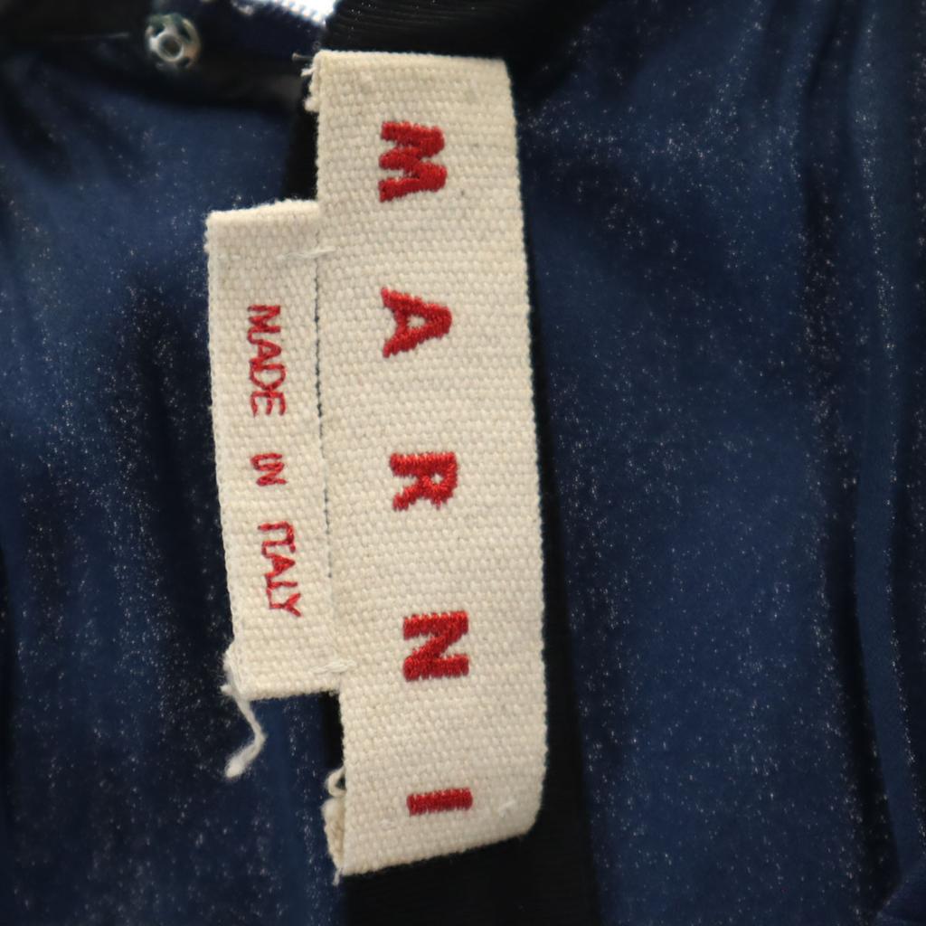 MARNI made in Italy Five-quarter sleeve one piece 40 Navy Women Used