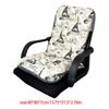 Soft High Back Chair Cushion with Elastic Straps for Garden Patio or Office Seating 40x80CM