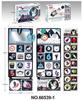 Baby Can'T Tear Desk Calendar Cloth Book Fun Mirror Toy 0-3 Years Old Early Education English Letter Black And White Color Cloth Book