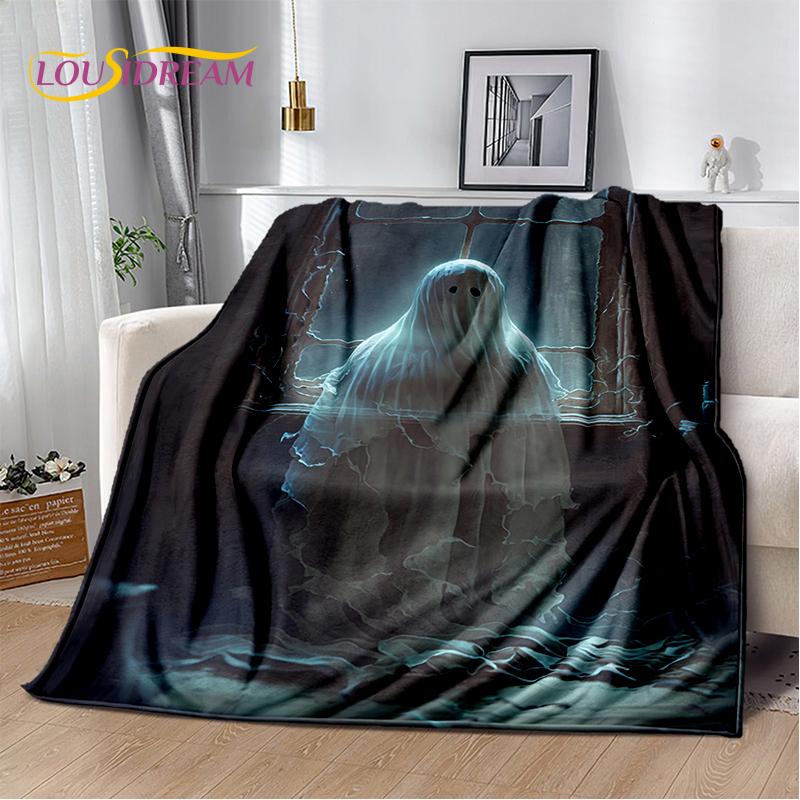 20 Style Gothic Horror Character Skull Ghost Spirit Soft Blanket,Soft Throw Blanket for Home Bedroom Bed Sofa Picnic Travel Gift