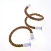 Linen Rope Bird Perch Flexible  NonSlip Suction Cup Easy Install for Parakeets Budgies Cage Decor