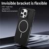 Luxury Magnetic Shockproof Phone Case for iPhone 15 14 13 12 11 16 Pro Max Plus 16E Liquid Silicone Stent Protection Cover Funda