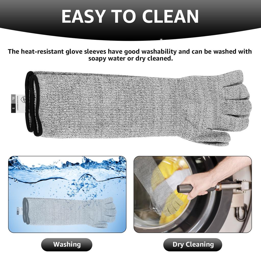 Mănuși respirabile HPPE rezistente la tăiere și perforare Mănuși de protecție pentru braț Manșon pentru braț Acoperire lungă pentru braț Siguranța muncii Protecție