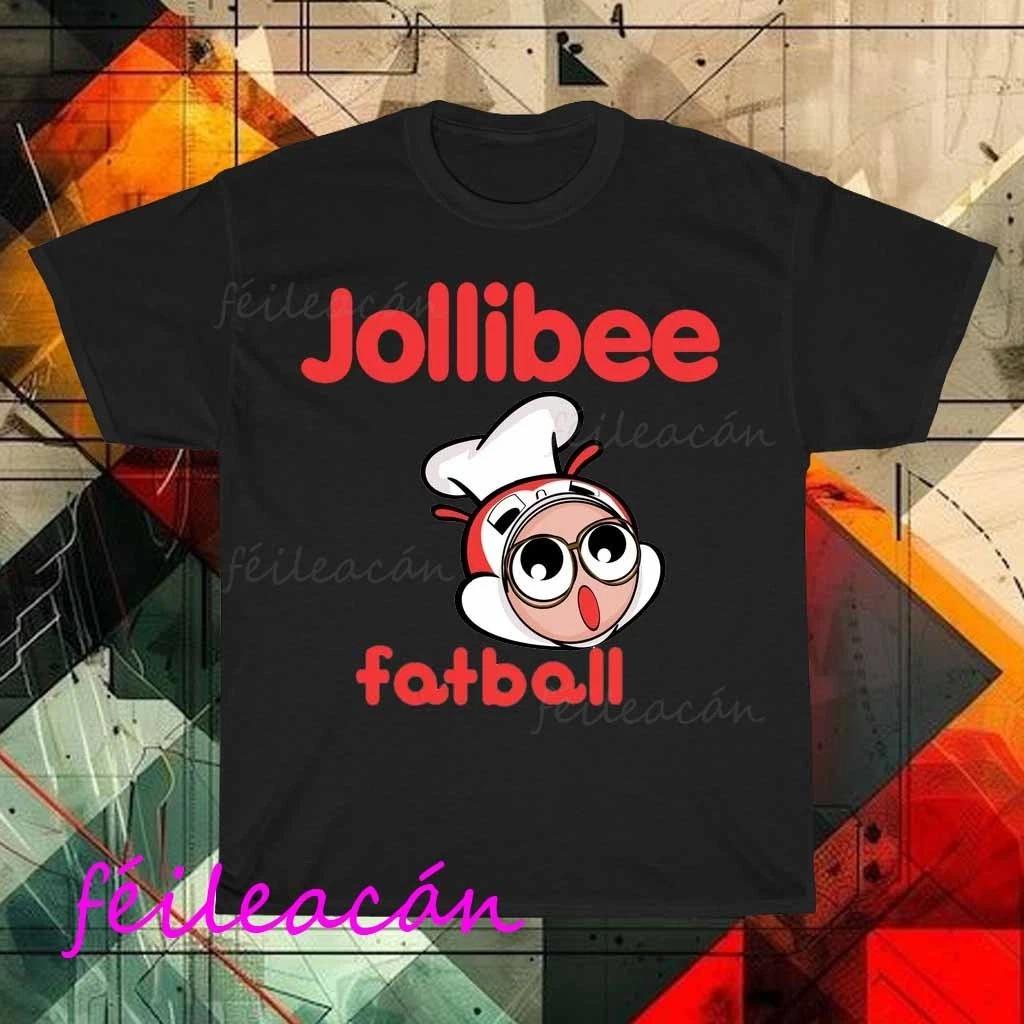 

New Jollibee fast food logo Classic Logo American T-Shirt Funny Size S to 5XL 2XL