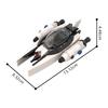 Gobricks MOC MOC-203826 Persönlicher Weltraumtransport Steine Modell Weltraumfilm Raumschiff Bausteine Lernspielzeug Geschenk